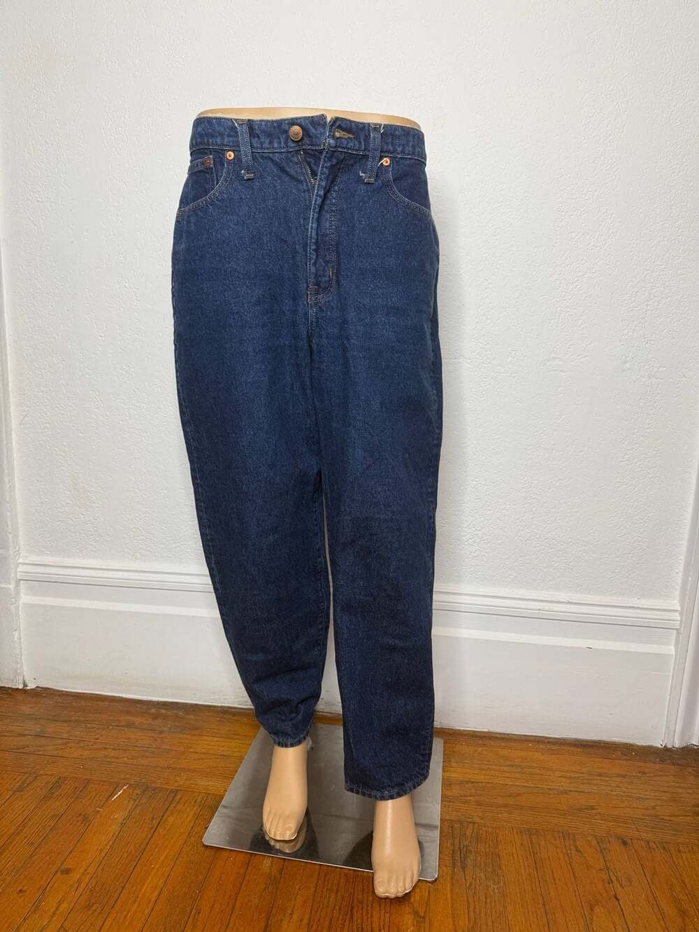 Madewell Balloon Jeans High-Rise Tapered Leg Denim Size 29